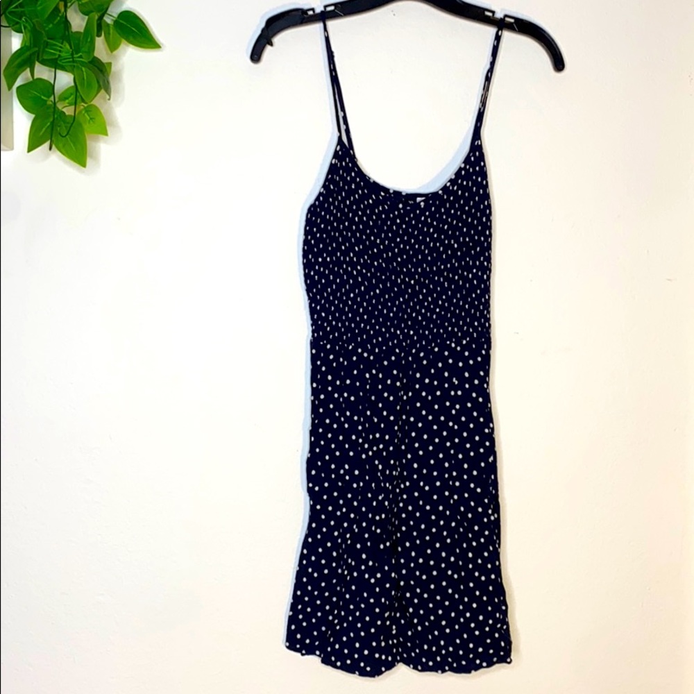 Polka dot mini dress